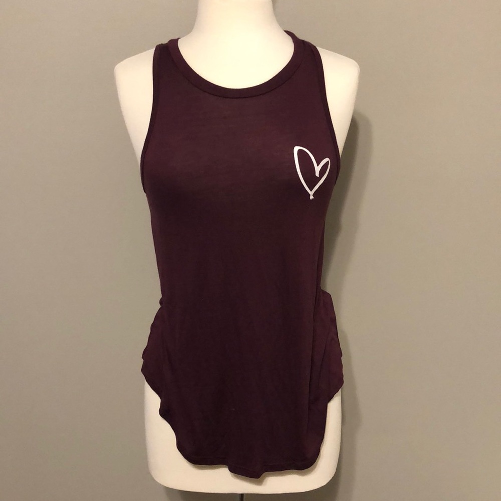 Maroon tank top
